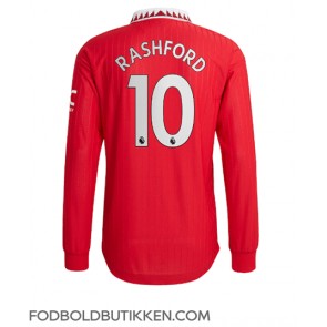 Manchester United Marcus Rashford #10 Hjemmebanetrøje 2022-23 Langærmet